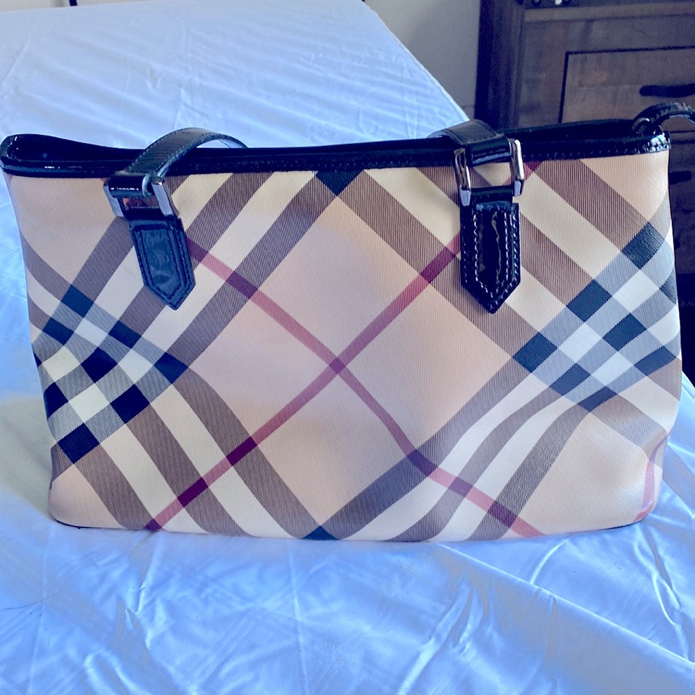 Burberry Check Supernova tote